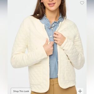 White Quilted Jacket
